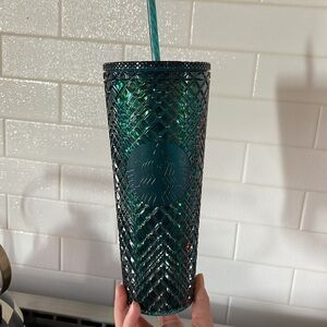 Starbucks green venti cup!